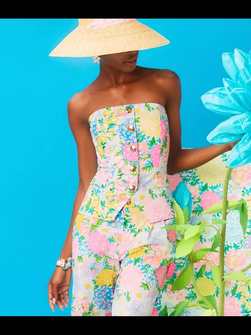 Lilly Pulitzee Strapless Top